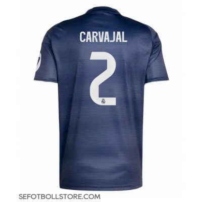 Real Madrid Daniel Carvajal #2 Replika Bortatröja 2025-26 Kortärmad Real Madrid Daniel Carvajal #2 Replika Bortatröja 2025-26 Kortärmad